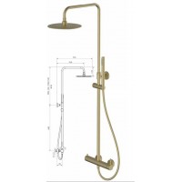 Teorema Slope Soft Brass - Στήλη Ντουζ Μπάνιου 320940