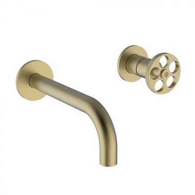 Teorema Programe One Μπαταρία Νιπτήρος Εντοιχισμού Soft Brass 321030