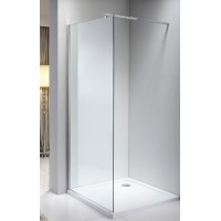 Crown 6000N Chrome Διαχωριστικό Ντουζιέρας 100x190cm Clear Glass 463910N