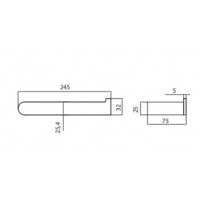 Karag Artemis Gun Metal Πετσετοκρεμάστρα - A0350445