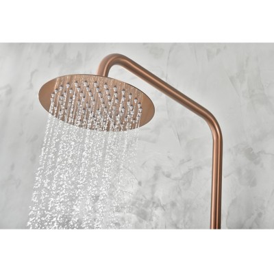 Imex Monza Ρυθμιζόμενη Στήλη Ντουζ με Μπαταρία 88-124cm Rose Gold Mat BDM039-ORC