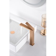 Imex Pisa Αναμεικτική Μπαταρία Νιπτήρα Rose Gold Mat BDP048-3ORC