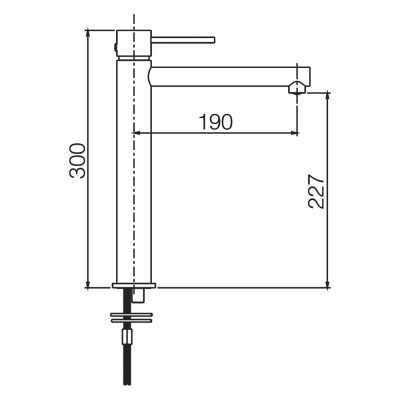 Imex Milos Αναμεικτική Μπαταρία Νιπτήρα White Mat BDYS045-3BL