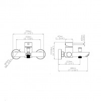 Karag Artemis SO903F12-C Αναμεικτική Μπαταρία Μπανιέρας Ασημί